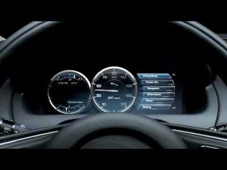 Tracking footage of the all new Jaguar XJ