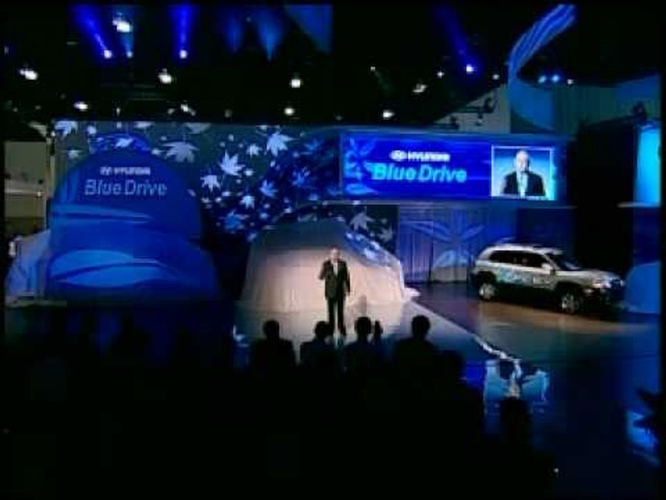 2008 Los Angeles Auto Show Press Conference Hyundai Blue Dri