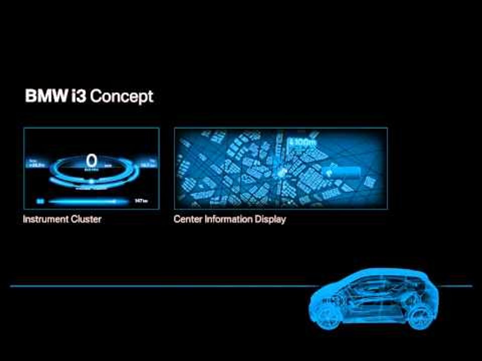 BMW i3 Concept, Center Information Display
