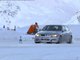 BMW winter training in Austria Clocking in drift and slalom parcours