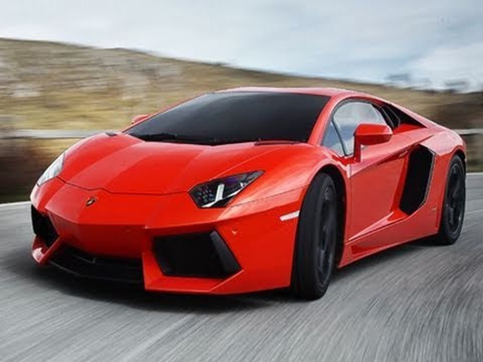 The Lamborghini Aventador