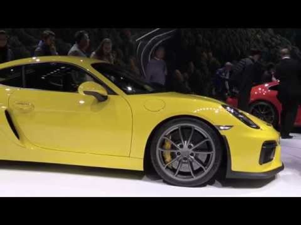 Porsche Cayman GT4 World Premiere at 2015 Geneva Motor Show | AutoMotoTV