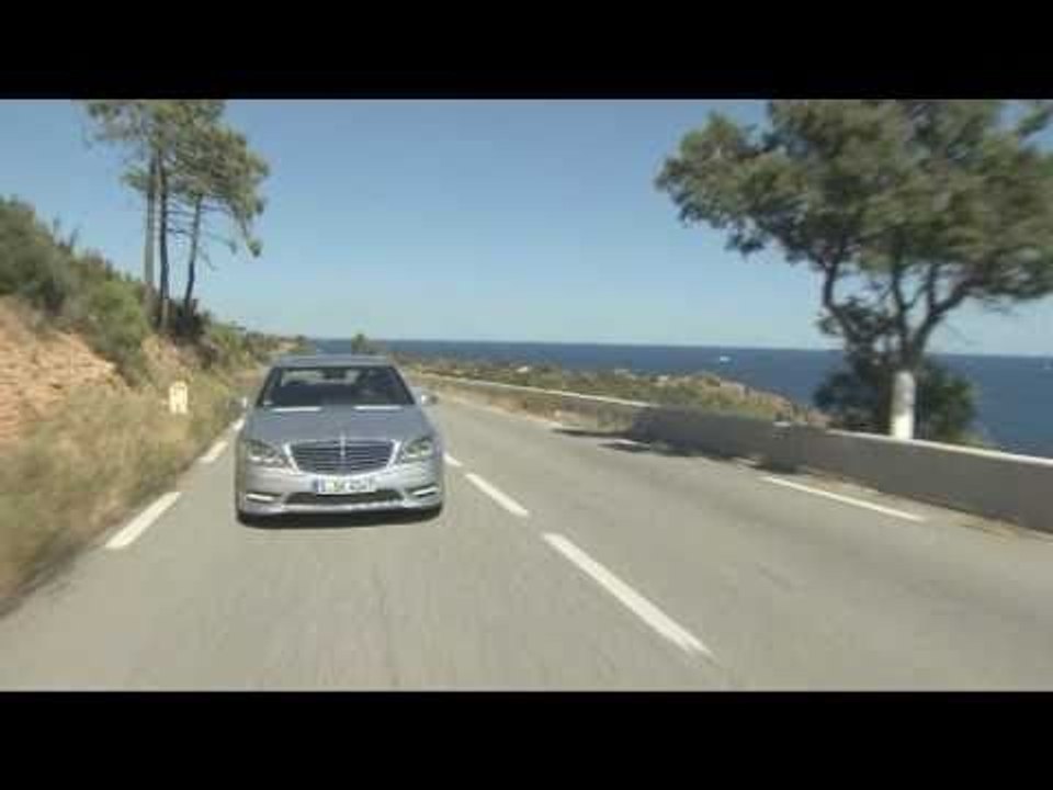 Mercedes Benz S350 BlueDIRECT Irridium Silver Driving Event Cannes
