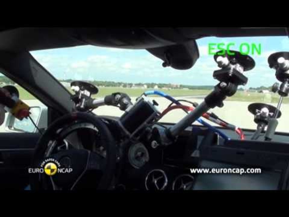 Mercedes Benz A Class ESC Tests 2012