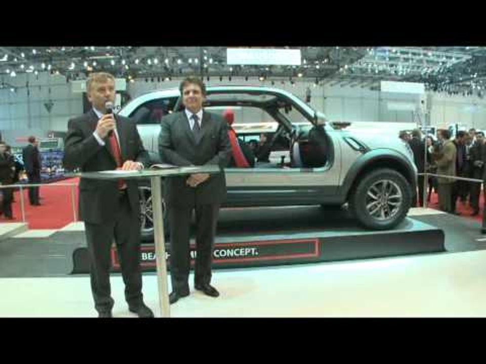 World Premiere Magna Steyr Mini Beachcomber Concept Car Geneva Motor Show 2010