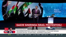 Gazze sınırında İsrail protestosu