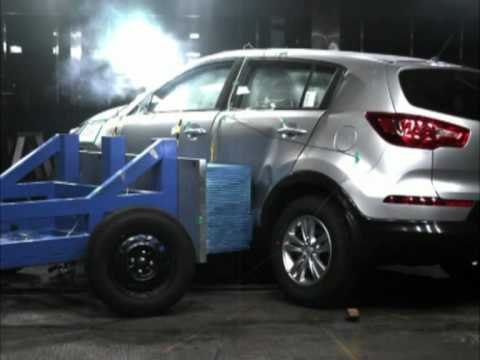 All new Kia Sportage Internal Crash Test , Side Impact
