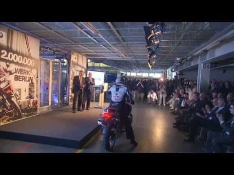 BMW Ceremonial Act Plant Berlin Handover of the 2 000 000th Belin produced motorcycle