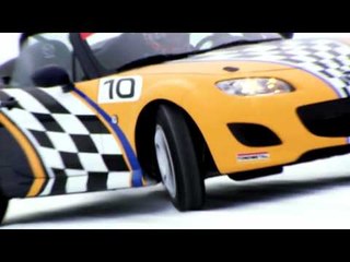 Mazda MX 5 Ice Race provides exciting Finish