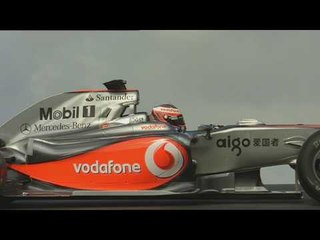 F1 Mclaren Mercedes MP4-24 on Track