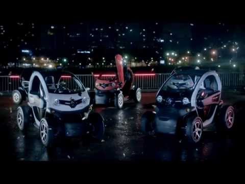 Cathy and David Guetta Renault Twizy ambassadors