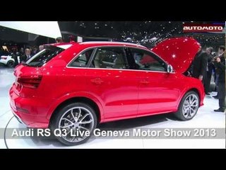 Audi RS Q3 Live Geneva Motor Show 2013