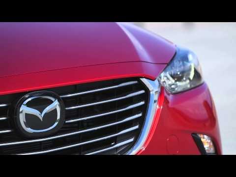 All-new Mazda CX-3 Sneak Peek 2015 Exterior Design in Soul Red | AutoMotoTV