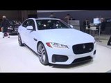 Jaguar XF at 2015 New York Autoshow | AutoMotoTV