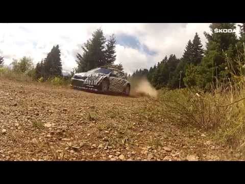 The new SKODA Fabia R 5 - Driving Demo | AutoMotoTV