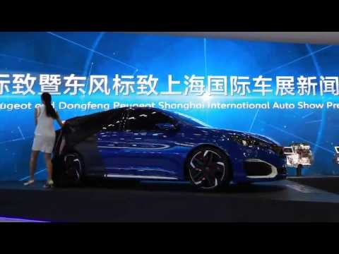 Peugeot 308 Hybrid at Auto Shanghai 2015 | AutoMotoTV
