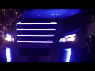 Freightliner Inspiration Truck - Exterior Design (Nighttime) | AutoMotoTV
