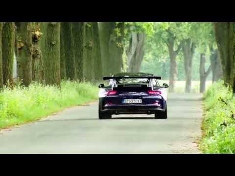 Porsche 911 GT3 RS in Ultra Violet - Driving ot the Country Road | AutoMotoTV