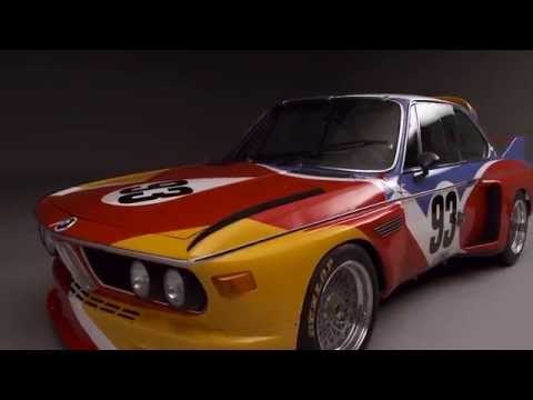 BMW Art Cars Collection - revised Alexander Calder 1975 Studio shots | AutoMotoTV