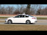 Ford Fusion Hybrid research vehicle Driving Video | AutoMotoTV