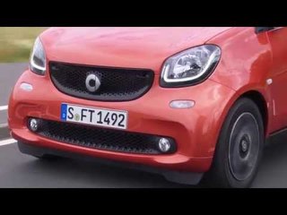Smart Fortwo Prime - Lava Orange Black - Driving Video | AutoMotoTV