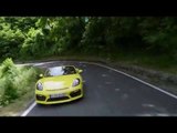 Porsche Boxster Spider - Driving Video in Yellow Trailer | AutoMotoTV