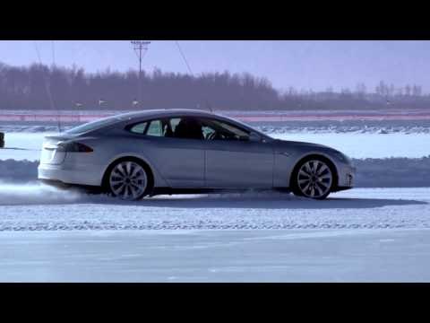Tesla Model S - NA Cold Weather Testing | AutoMotoTV