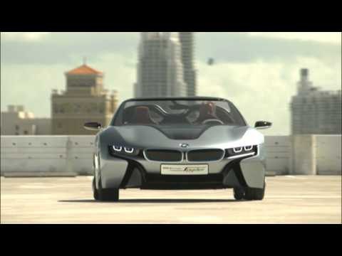 BMW i8 Concept Spyder Driving scenes