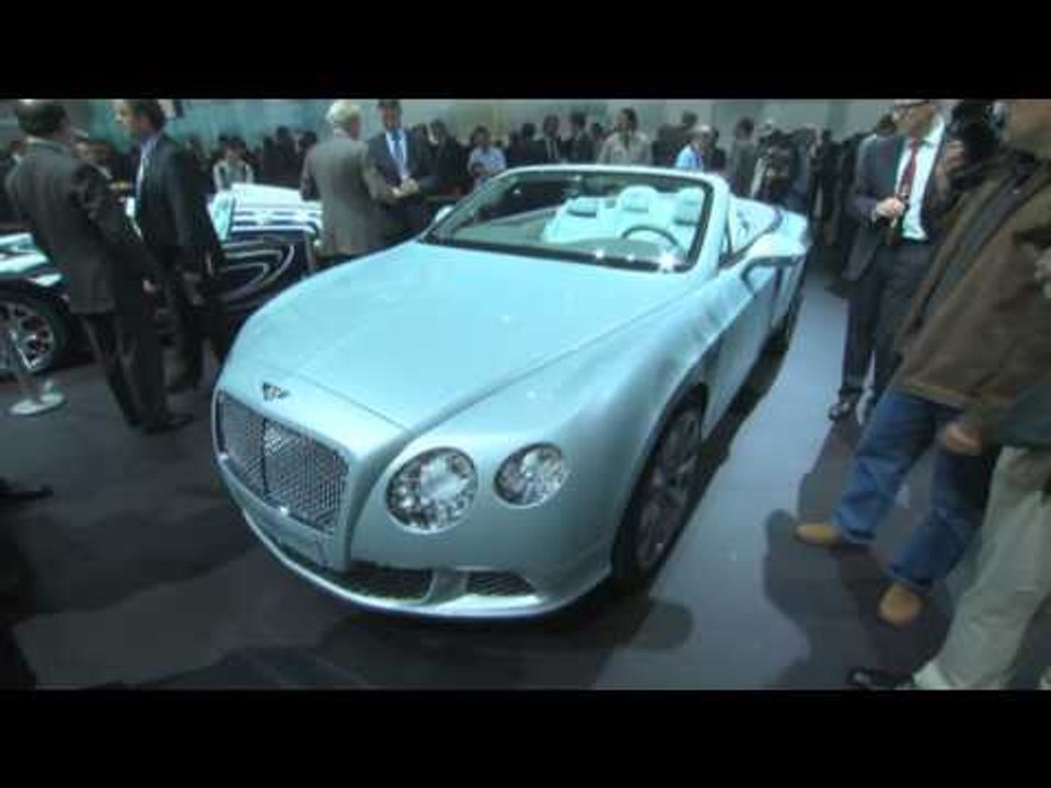 Bentley Continental GTC Unveiling at Volkswagen...
