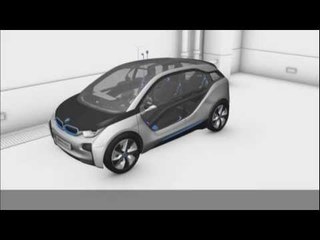 The BMW i3 Concept driving animation