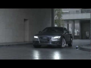 Audi Piloted parking in the garage
