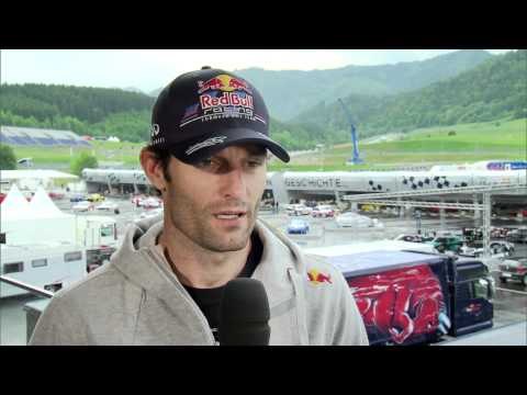 Formula 1 2011 Red Bull Racing Interview at the Red Bull Ring Mark Webber