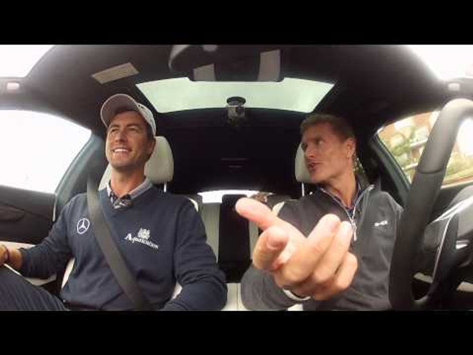 Adam Scott and David Coulthard meet the new Mercedes-Benz CLS 63 AMG Shooting Brake
