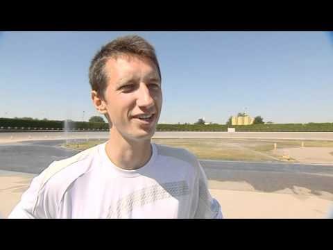 Mercedes Benz MercedesCup 2011 Tennis player are testing the new SLK Roadster Sergiy Stakhovsky