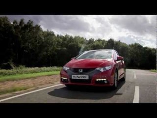 The New Honda Civic driving