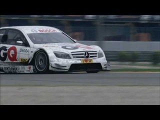 David Coulthard Mercedes DTM - Footage test in Valencia