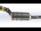 Renault Animation of the engine and exhaust system