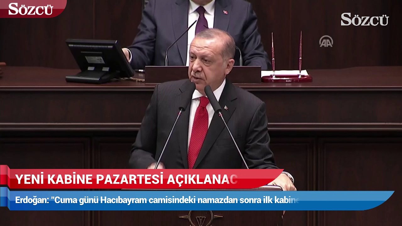 Yeni kabinede ilk toplantı cuma günü