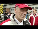 Dr. Wolfgang Ullrich after the race at Brands Hatch