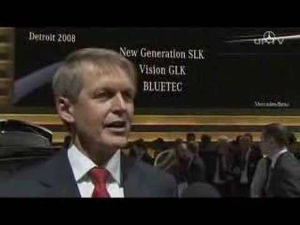 NAIAS Detroit 2008 Interview Dr Thomas Weber, Mercedes-Benz (by UPTV)