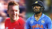 India Vs England 2nd T20:  Rohit Sharma out for 5 by Jake Ball | वनइंडिया हिंदी