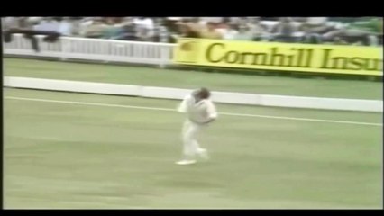 David Gower Awesome Six to Richard Collinge at Lords 3rd Test in Aug 1978