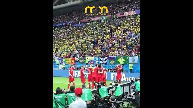 Brazil vs Belgium 1-2 - All Goals & Extended Highlights -World Cup 2018 HD - From stands