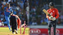 IND vs ENG T20 : ಉಮೇಶ್ ದಾಳಿಗೆ ರಾಯ್ ಬೋಲ್ಡ್ | Oneindia Kannada