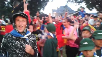 Mondial 2018 : Grosse ambiance à Vielsalm pour la victoire des Diables sur le Brésil