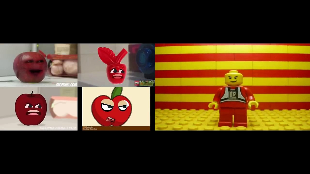 The Annoying Orange 2 Legos, animated VS GoAnimate) video