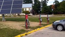 Solar Powered Level 2 EV Charge Station at OHCHS South Paris ME