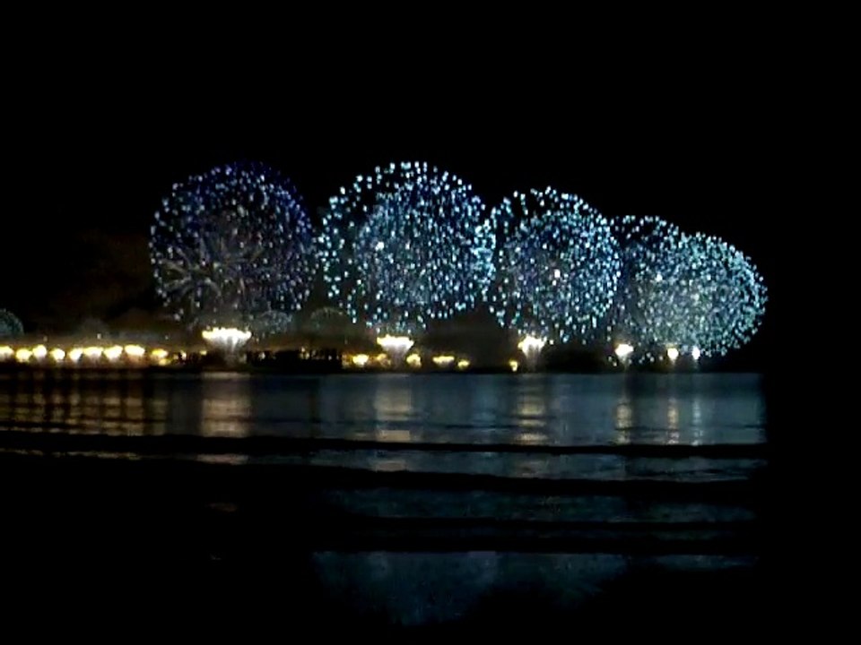 Atlantis Hotel on Palm Jumeirah in Dubai Opening night firework show