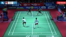 Marcus Gideon/kevin sanjaya vs Mads Conrad/ Mads Pielen indonesia vs Denmark | Indonesia Open 2018