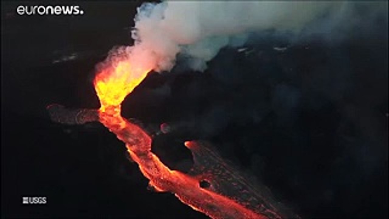 Vulcão Kilauea em erupção